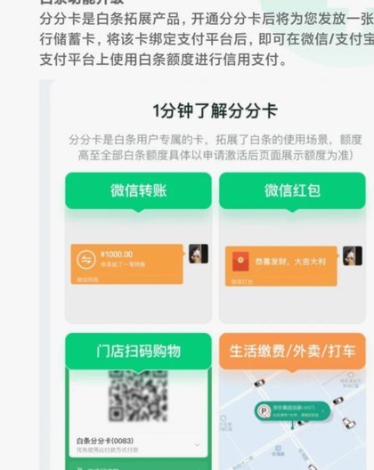 能使用白条的平台