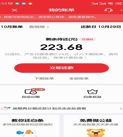 京东白条加油包怎么分期