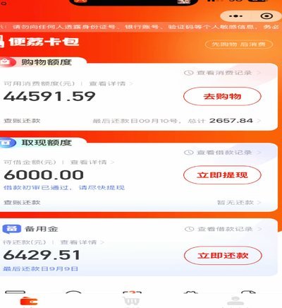 羊小咩有购物额度怎么提现